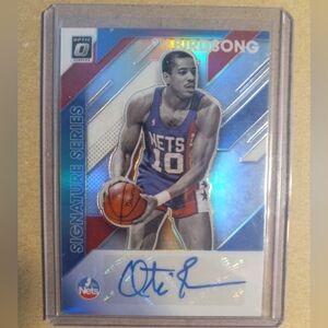 Otis Birdsong Signature Series Autographed Basketball Card